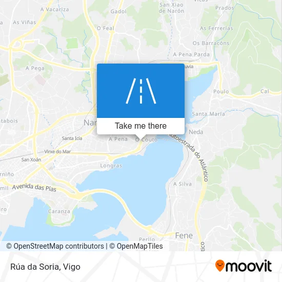 Rúa da Soria map