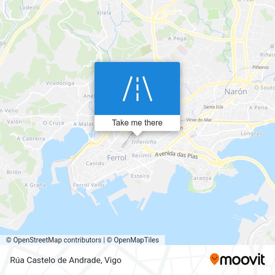 Rúa Castelo de Andrade map
