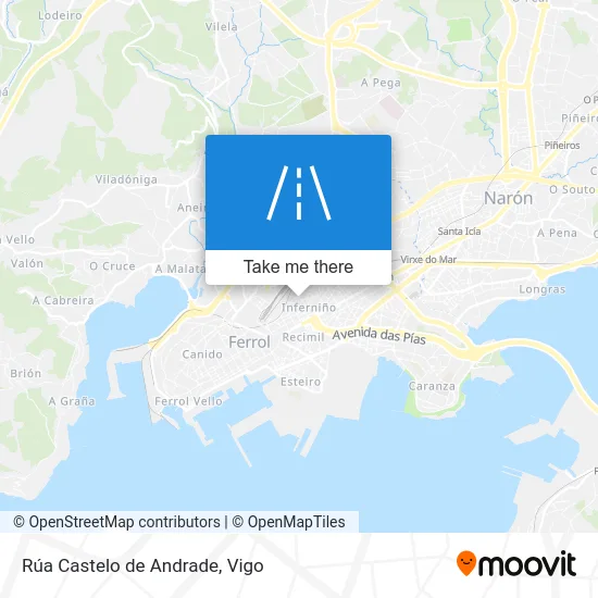 Rúa Castelo de Andrade map