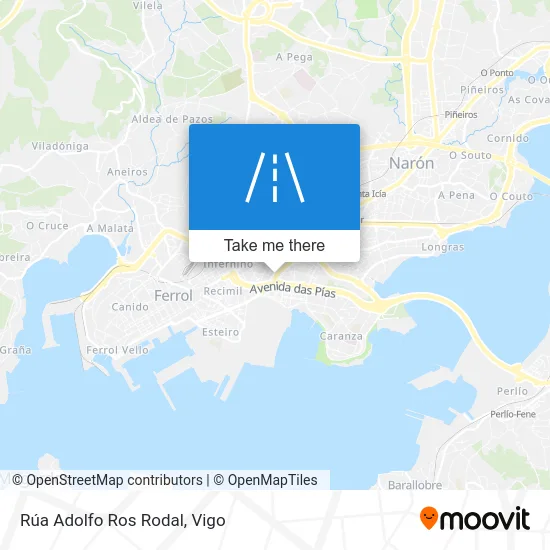 Rúa Adolfo Ros Rodal map