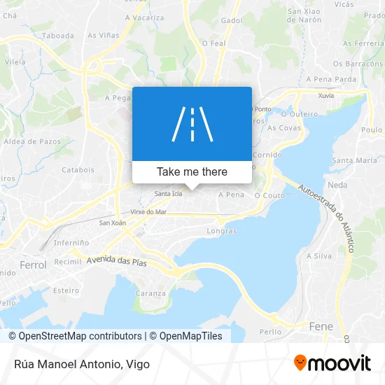 Rúa Manoel Antonio map