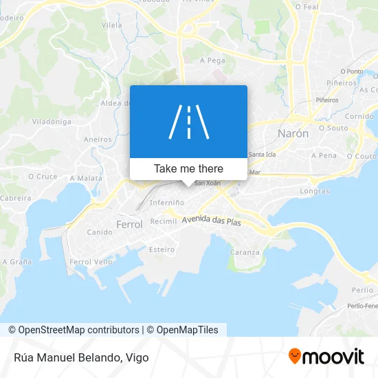 Rúa Manuel Belando map