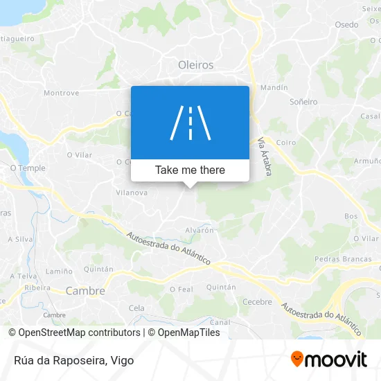 Rúa da Raposeira map