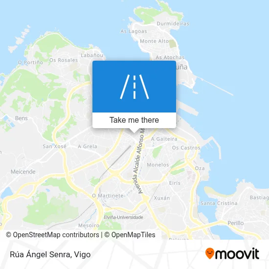 Rúa Ángel Senra map