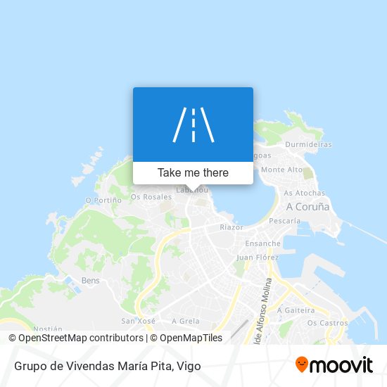 Grupo de Vivendas María Pita map