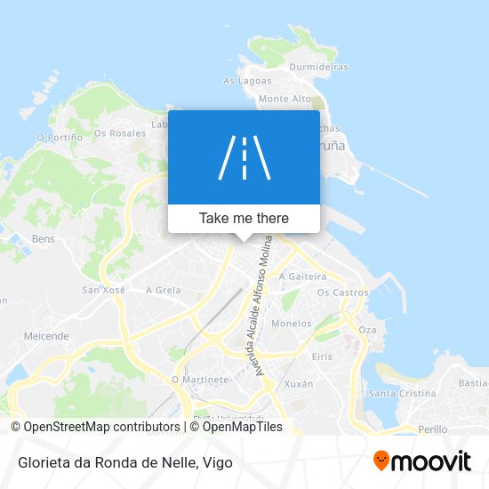 Glorieta da Ronda de Nelle map