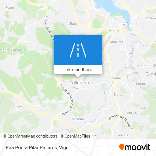 Rúa Poeta Pilar Pallares map
