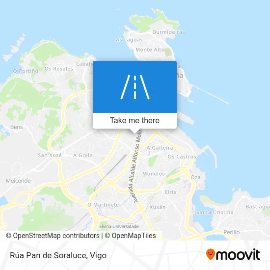 Rúa Pan de Soraluce map