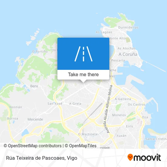 Rúa Teixeira de Pascoaes map
