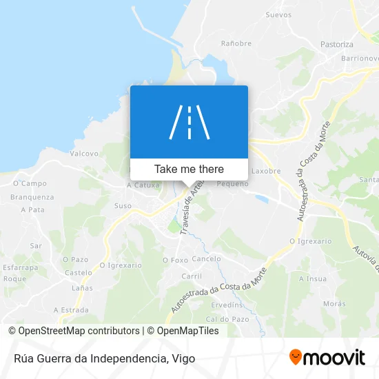 Rúa Guerra da Independencia map