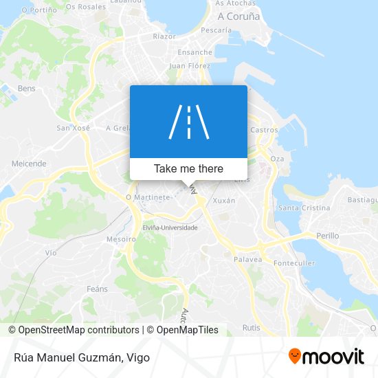 Rúa Manuel Guzmán map