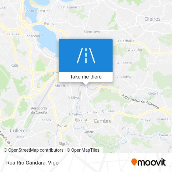 Rúa Río Gándara map