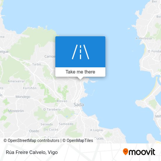 Rúa Freire Calvelo map
