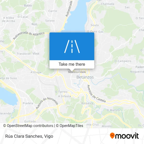 Rúa Clara Sanches map