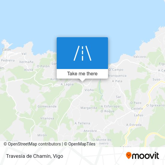 Travesía de Chamín map