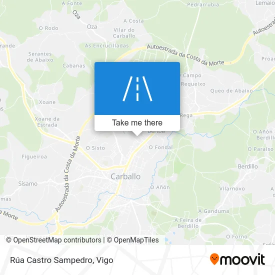 Rúa Castro Sampedro map