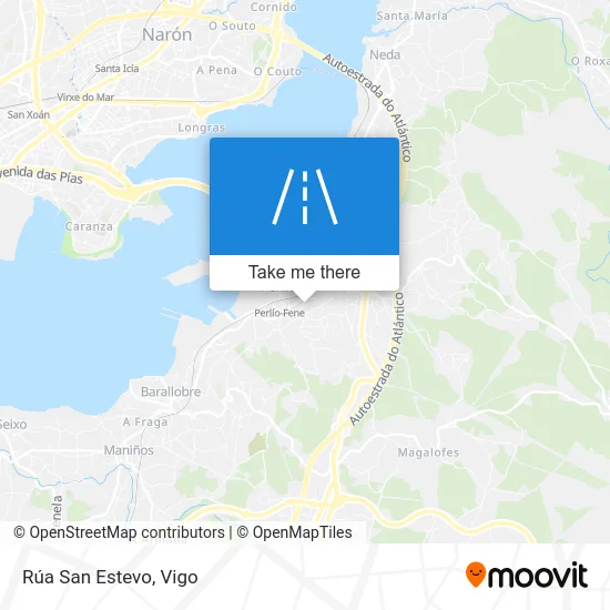 Rúa San Estevo map