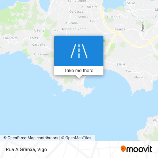 Rúa A Granxa map
