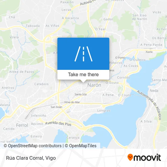 Rúa Clara Corral map