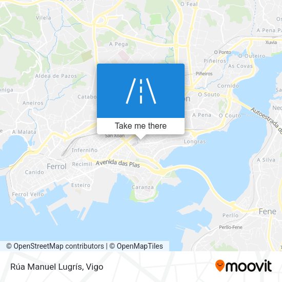 Rúa Manuel Lugrís map