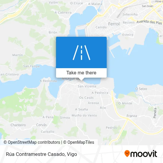 Rúa Contramestre Casado map