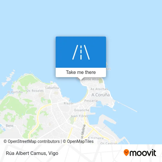 Rúa Albert Camus map