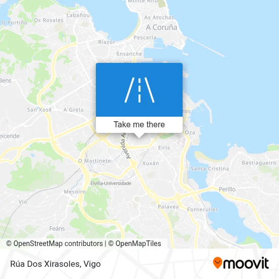 Rúa Dos Xirasoles map
