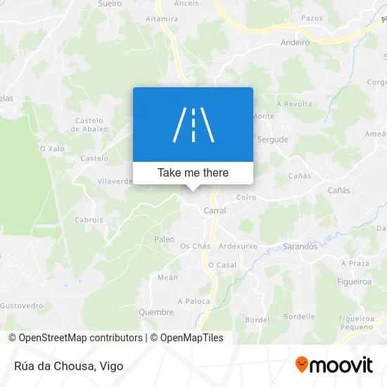 Rúa da Chousa map