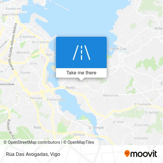 Rúa Das Avogadas map