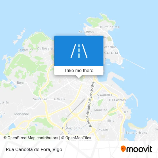 Rúa Cancela de Fóra map