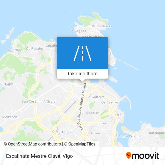 Escalinata Mestre Clavé map