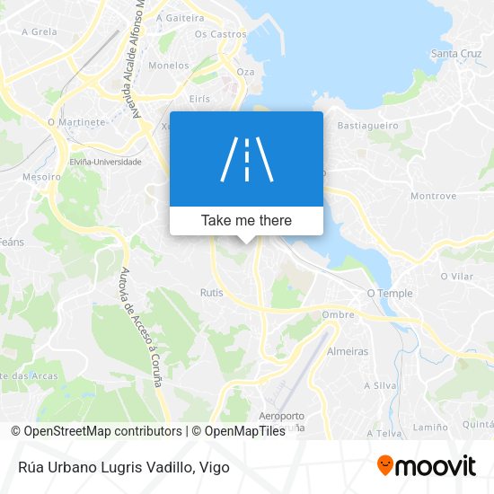 Rúa Urbano Lugris Vadillo map