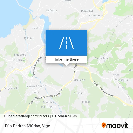 Rúa Pedras Miúdas map