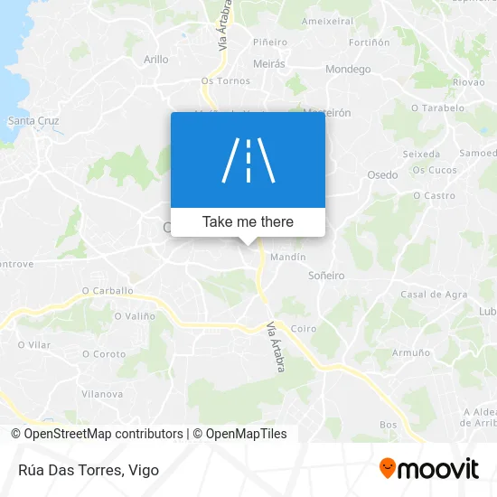 Rúa Das Torres map