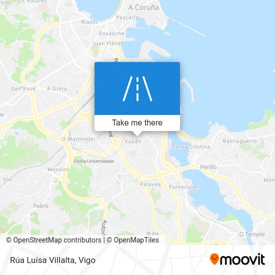Rúa Luísa Villalta map