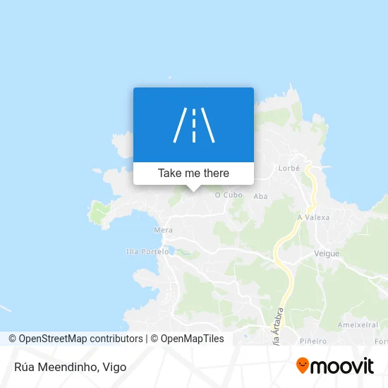 Rúa Meendinho map