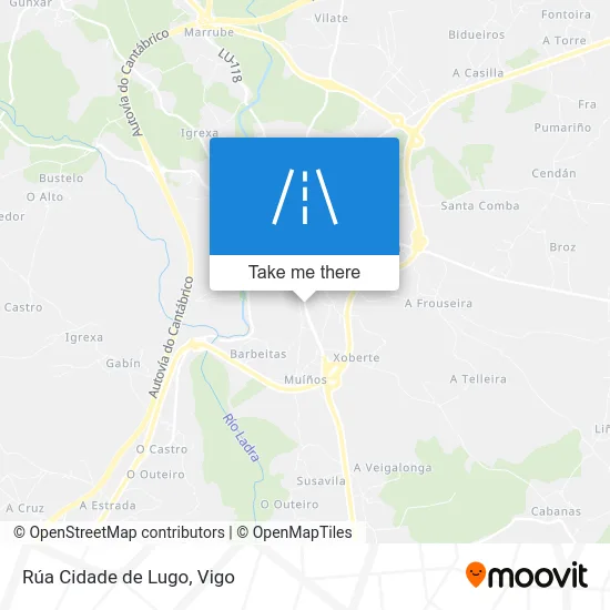 Rúa Cidade de Lugo map