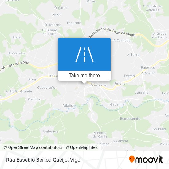 Rúa Eusebio Bértoa Queijo map