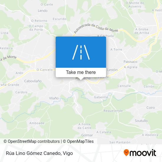 Rúa Lino Gómez Canedo map