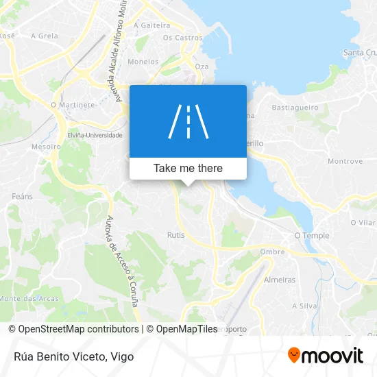 Rúa Benito Viceto map