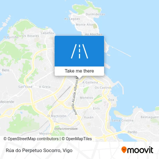 Rúa do Perpetuo Socorro map