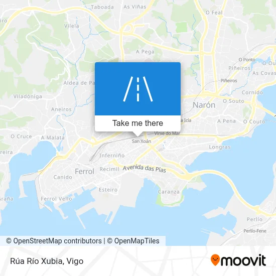 Rúa Río Xubia map