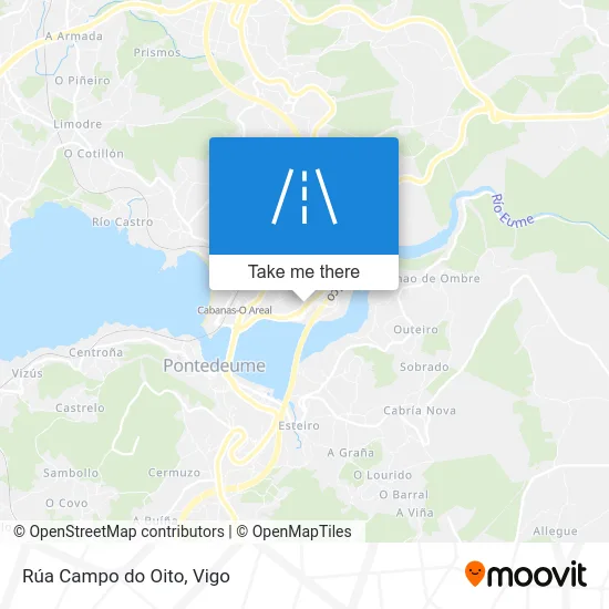 Rúa Campo do Oito map