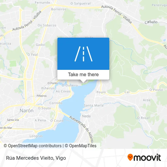 Rúa Mercedes Vieito map