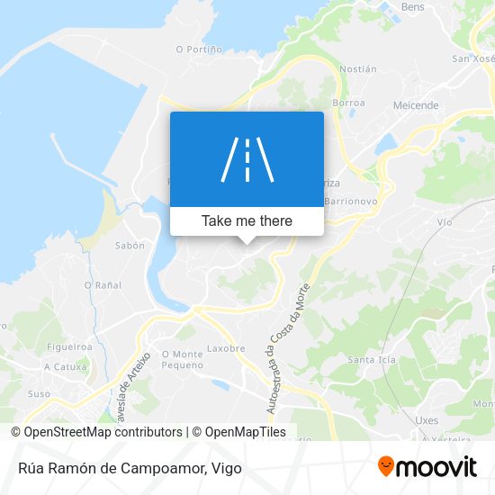 Rúa Ramón de Campoamor map