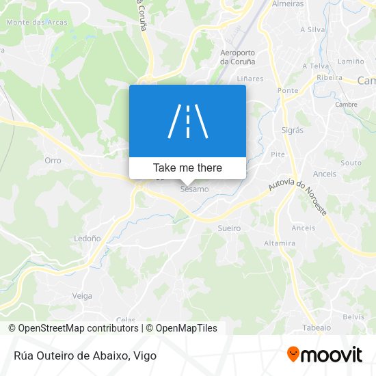 Rúa Outeiro de Abaixo map