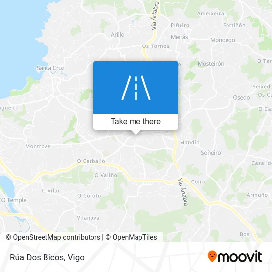 Rúa Dos Bicos map