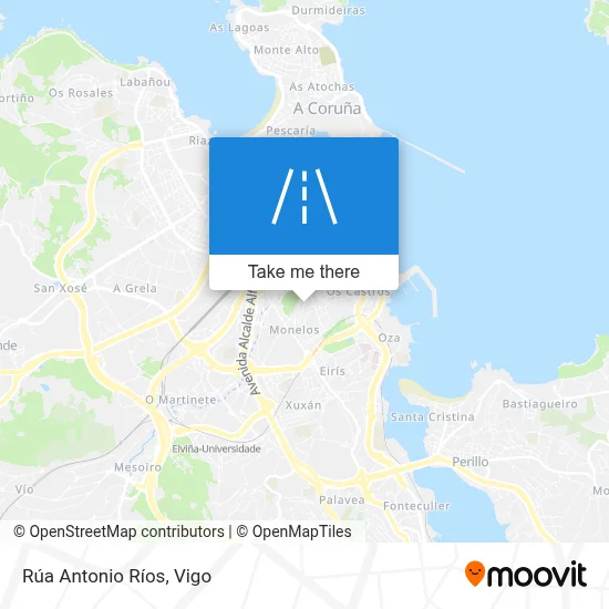 Rúa Antonio Ríos map