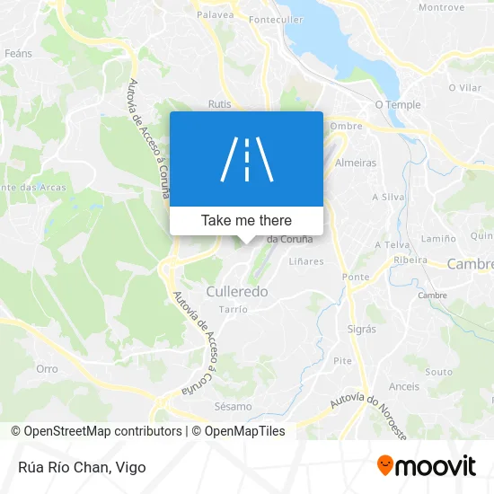 Rúa Río Chan map
