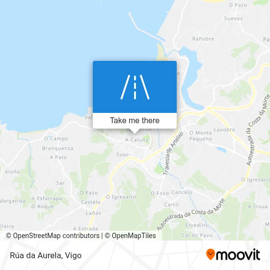 Rúa da Aurela map